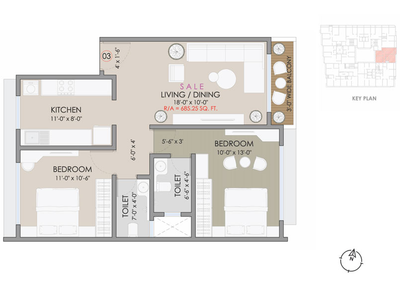 ViraSignature_2BHK_685