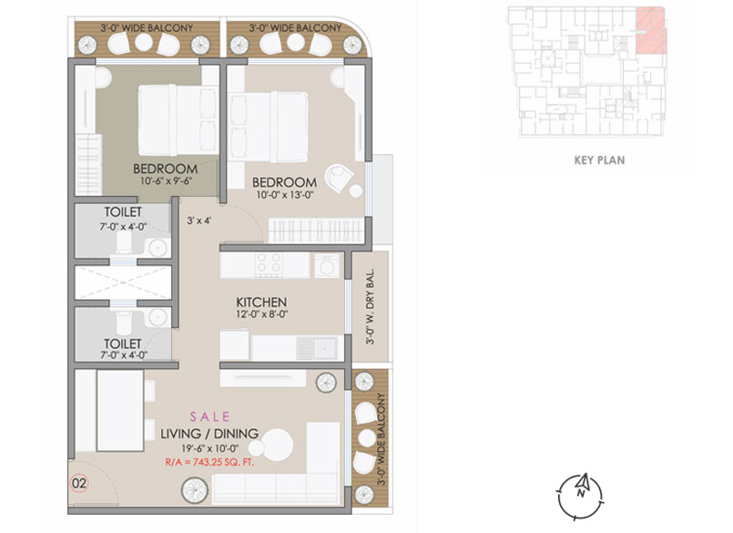 ViraSignature_2BHK_743